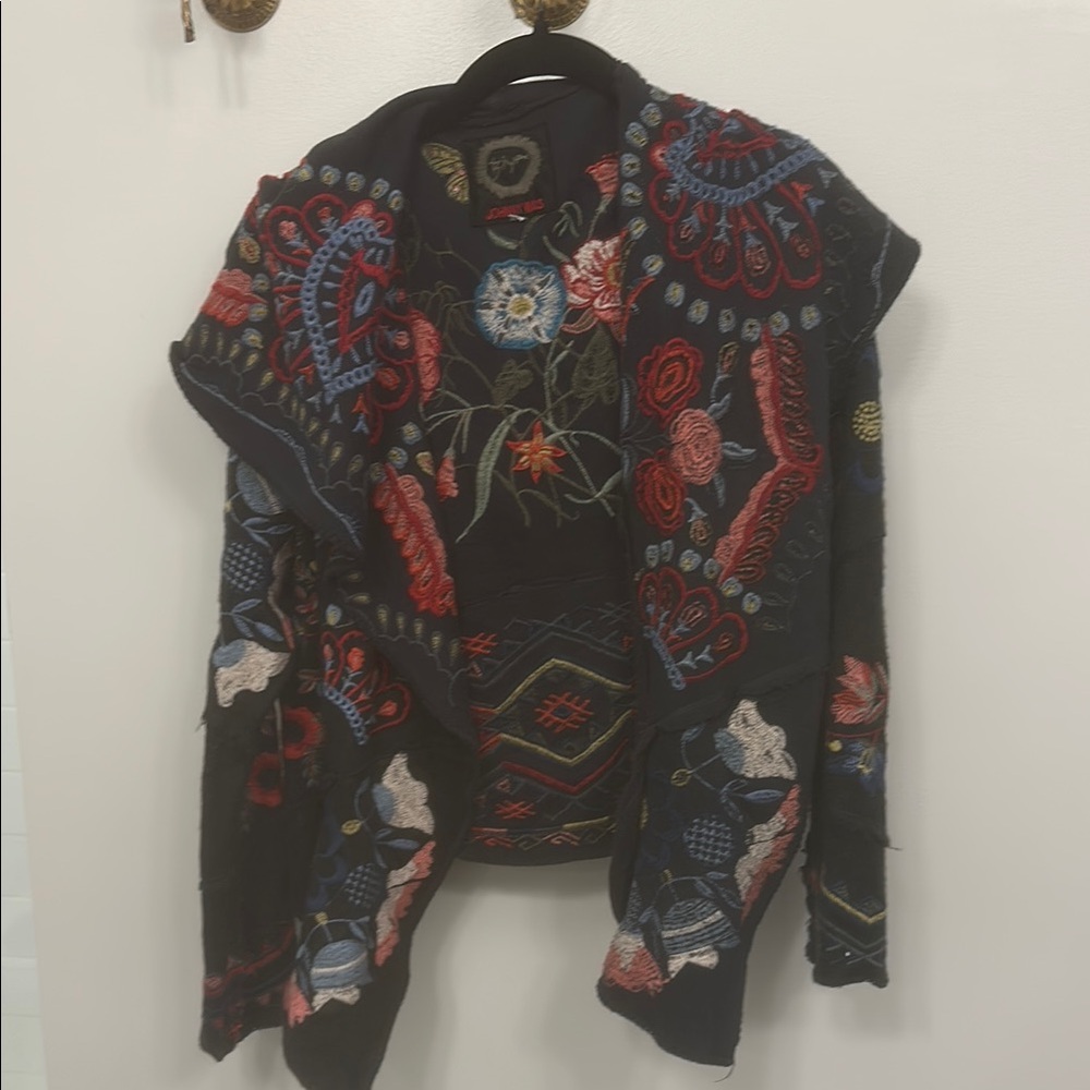 Biya Johnny Was Open Cardigan with hood
